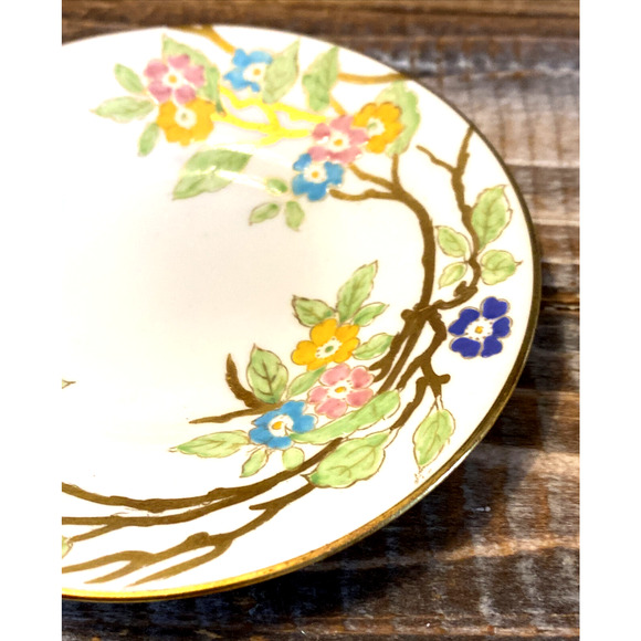 Vintage Hammersley "Stoke-on-Trent" Floral Demitasse Tea Cup & Saucer England - Picture 10 of 12